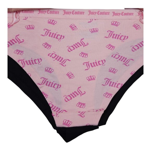 Juicy Couture Womens 7 Pk Bikini Cheeky Panties Intimates Assorted Colors Size L - Picture 12 of 14
